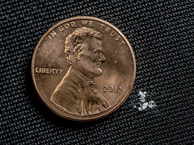 A lethal dose of fentanyl.